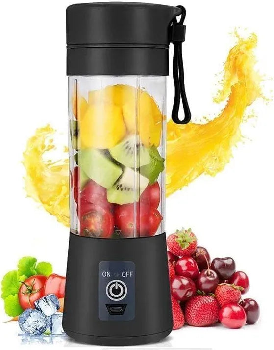 6 Blade Juicer- Portable Electric 6 Blade USB Juice Maker (380 ml)
